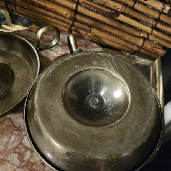 Vintage Bronze Candle Stick Holders - Picture 7 of 10